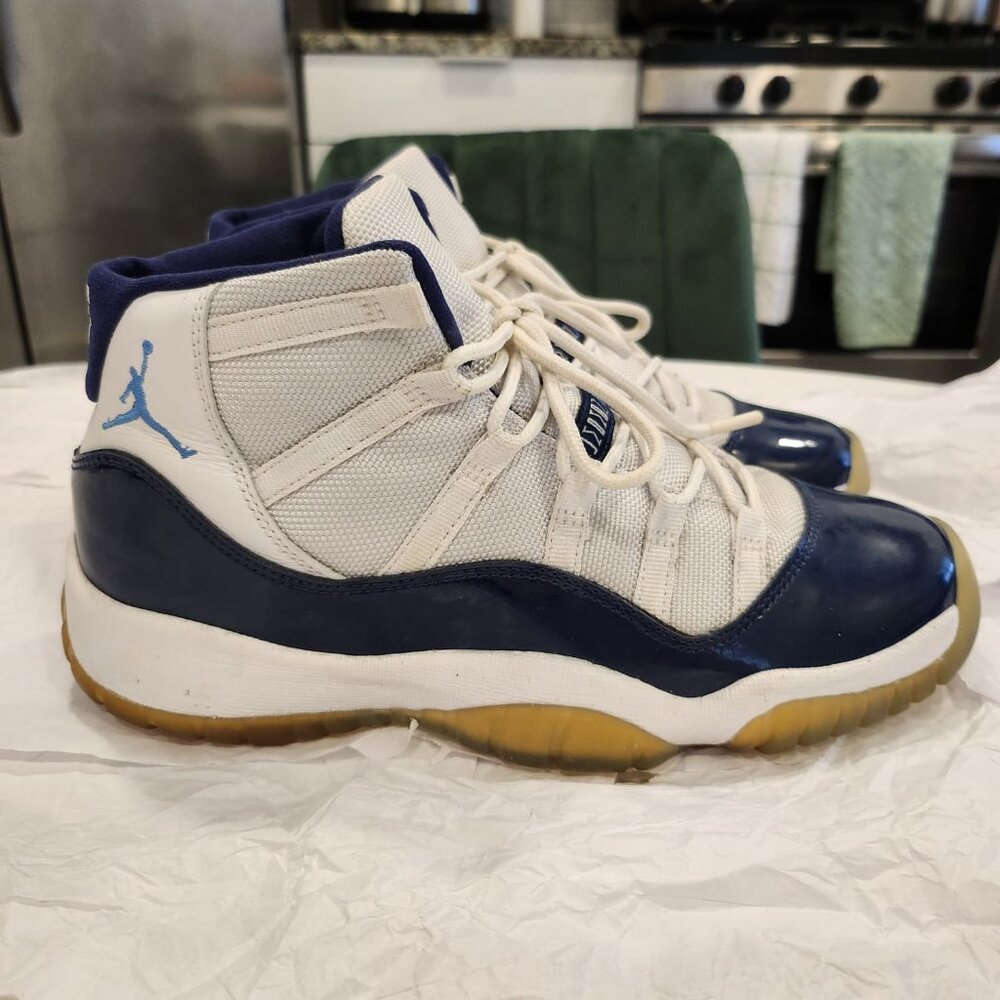 Jordan 11 Retro High UNC Win Like 92 – Size 6.5Y 8 Women - Worn 3-4 - No Box